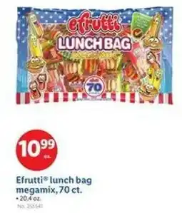 Lidl Efrutti lunch bag megamix offer