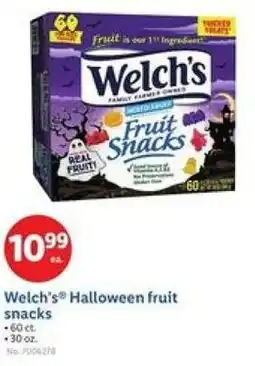 Lidl Welch's Halloween fruit snacks offer