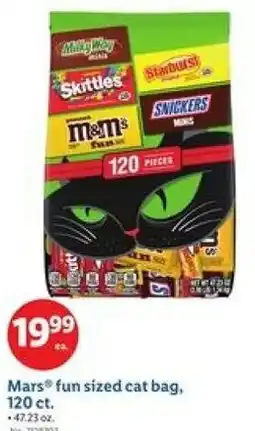Lidl Mars fun sized cat bag offer