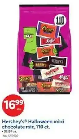 Lidl Hershey's Halloween mini chocolate mix offer