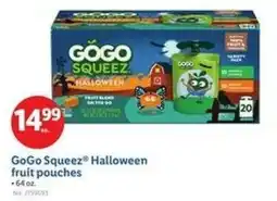 Lidl GoGo Squeez Halloween fruit pouches offer