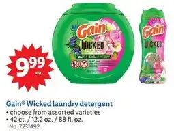 Lidl Gain Wicked laundry detergent offer