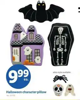 Lidl Halloween character pillow offer