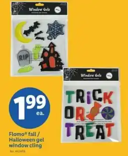 Lidl Flomo fall/ Halloween gel window cling offer