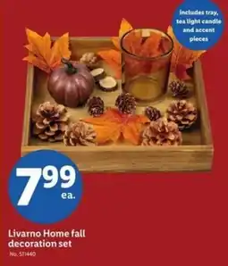 Lidl Livarno Home fall decoration set offer