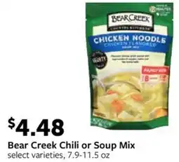 Fareway Bear Creek Chili or Soup Mix offer