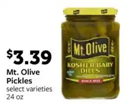Fareway Mt. Olive Pickles offer