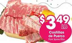 Arteagas Food Center Pork Spare Ribs offer