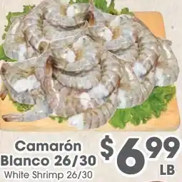 Arteagas Food Center White shrimp offer