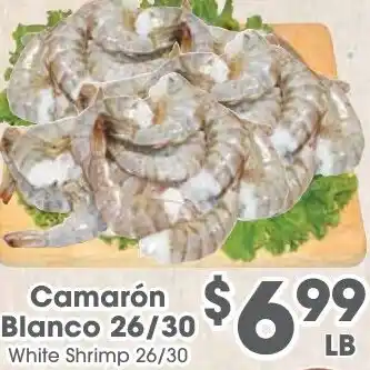 Arteagas Food Center White shrimp offer