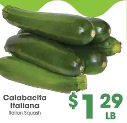 Arteagas Food Center Italian Squash offer