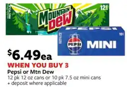 Fareway Pepsi or Mtn Dew offer
