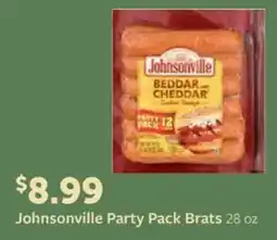 Fareway Johnsonville Party Pack Brats offer