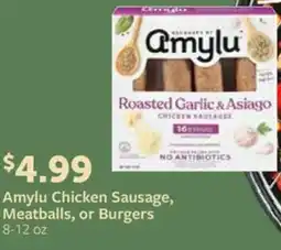 Fareway Amylu Chicken Sausage, Meatballs, or Burgers offer