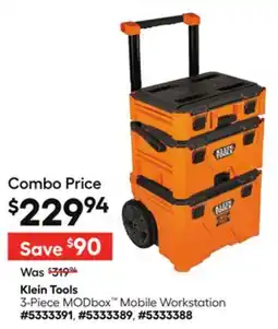 Lowe's 3-Piece MODbox Mobile Workstation offer