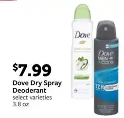 Fareway Dove Dry Spray Deoderant offer