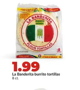 Hy-Vee La Banderita burrito tortillas offer