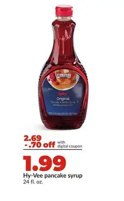 Hy-Vee Hy-Vee pancake syrup offer