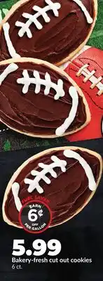 Hy-Vee Bakery-fresh cut out cookies offer