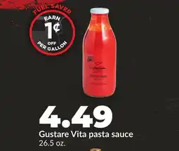 Hy-Vee Gustare Vita pasta sauce offer