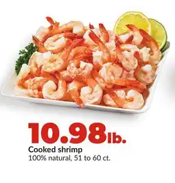 Hy-Vee Cooked shrimp offer