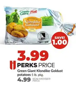 Hy-Vee Green Giant Klondike Goldust potatoes offer
