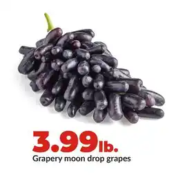 Hy-Vee Grapery moon drop grapes offer