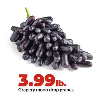 Hy-Vee Grapery moon drop grapes offer