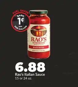 Hy-Vee Rao's Italian Sauce offer