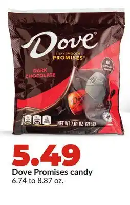 Hy-Vee Dove Promises candy offer