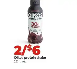 Hy-Vee Oikos protein shake offer