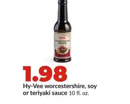 Hy-Vee Hy-Vee worcestershire, soy or teriyaki sauce offer