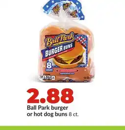 Hy-Vee Ball Park burger or hot dog buns offer