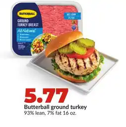 Hy-Vee Butterball ground turkey offer
