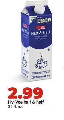 Hy-Vee Hy-Vee half & half offer
