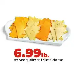Hy-Vee Hy-Vee quality deli sliced cheese offer