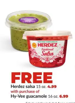 Hy-Vee Herdez salsa 15 oz offer