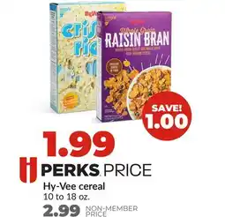 Hy-Vee Hy-Vee cereal offer