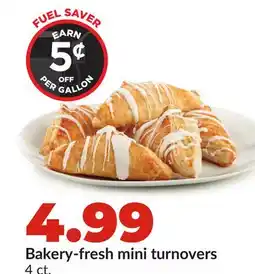 Hy-Vee Bakery-fresh mini turnovers offer
