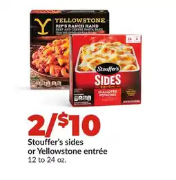 Hy-Vee Sc sides or Yellowstone entrée offer