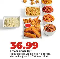 Hy-Vee HyChi dinner for 4 offer