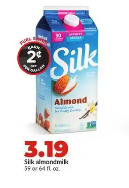 Hy-Vee Silk almondmilk offer