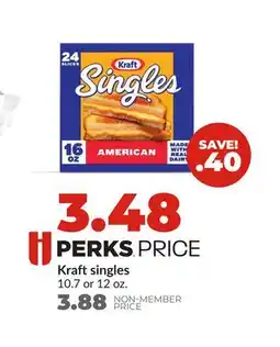 Hy-Vee Kraft singles offer