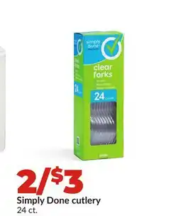 Hy-Vee Simply Done cutlery offer