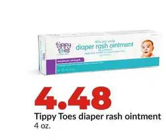 Hy-Vee Tippy Toes diaper rash ointment offer