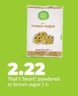 Hy-Vee That's Smart! powdered or brown sugar offer