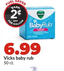 Hy-Vee Vicks baby rub offer