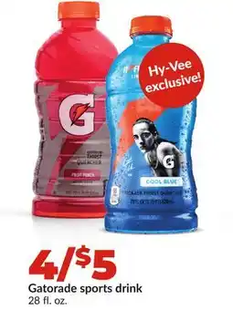 Hy-Vee Gatorade sports drink offer