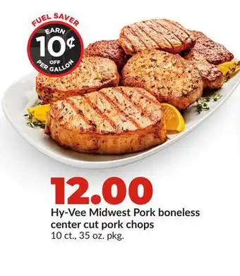 Hy-Vee Hy-Vee Midwest Pork boneless center cut pork chops offer