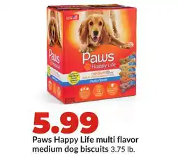 Hy-Vee Paws Happy Life multi flavor medium dog biscuits offer